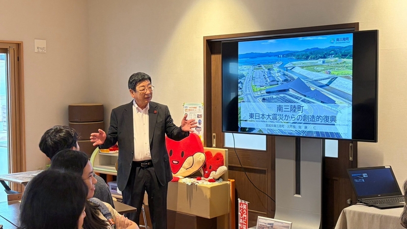 從震災廢墟到「自然正向」復興　中山大學社創所國際見學走訪日本南三陸町圖片